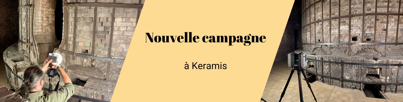 Numérisation du four-bouteille de Keramis