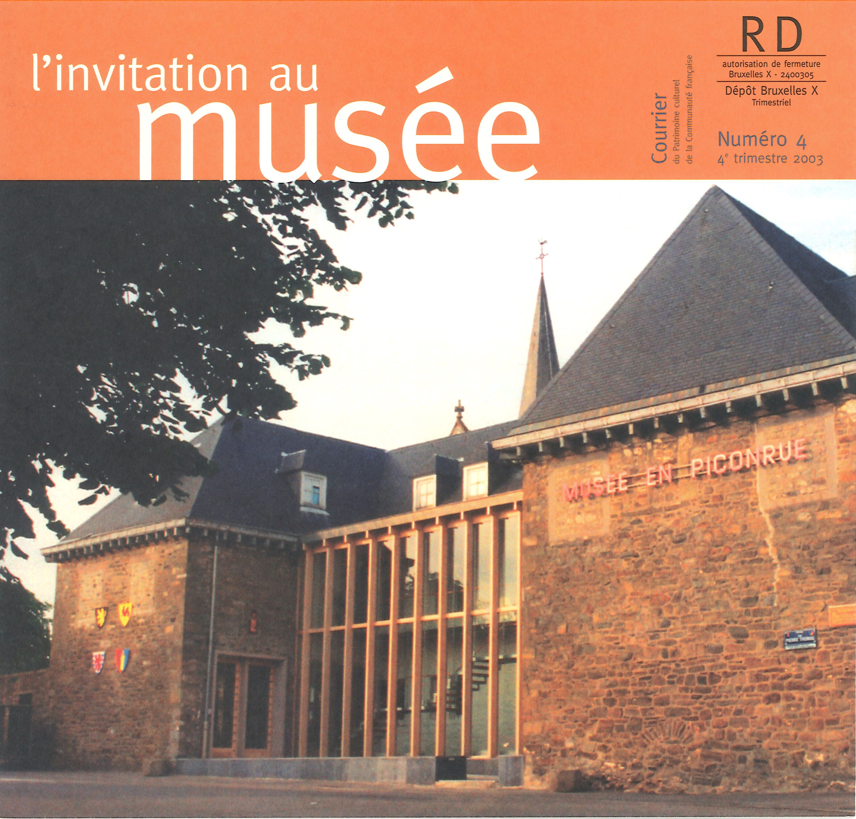 Cover invitation musée numéro 4