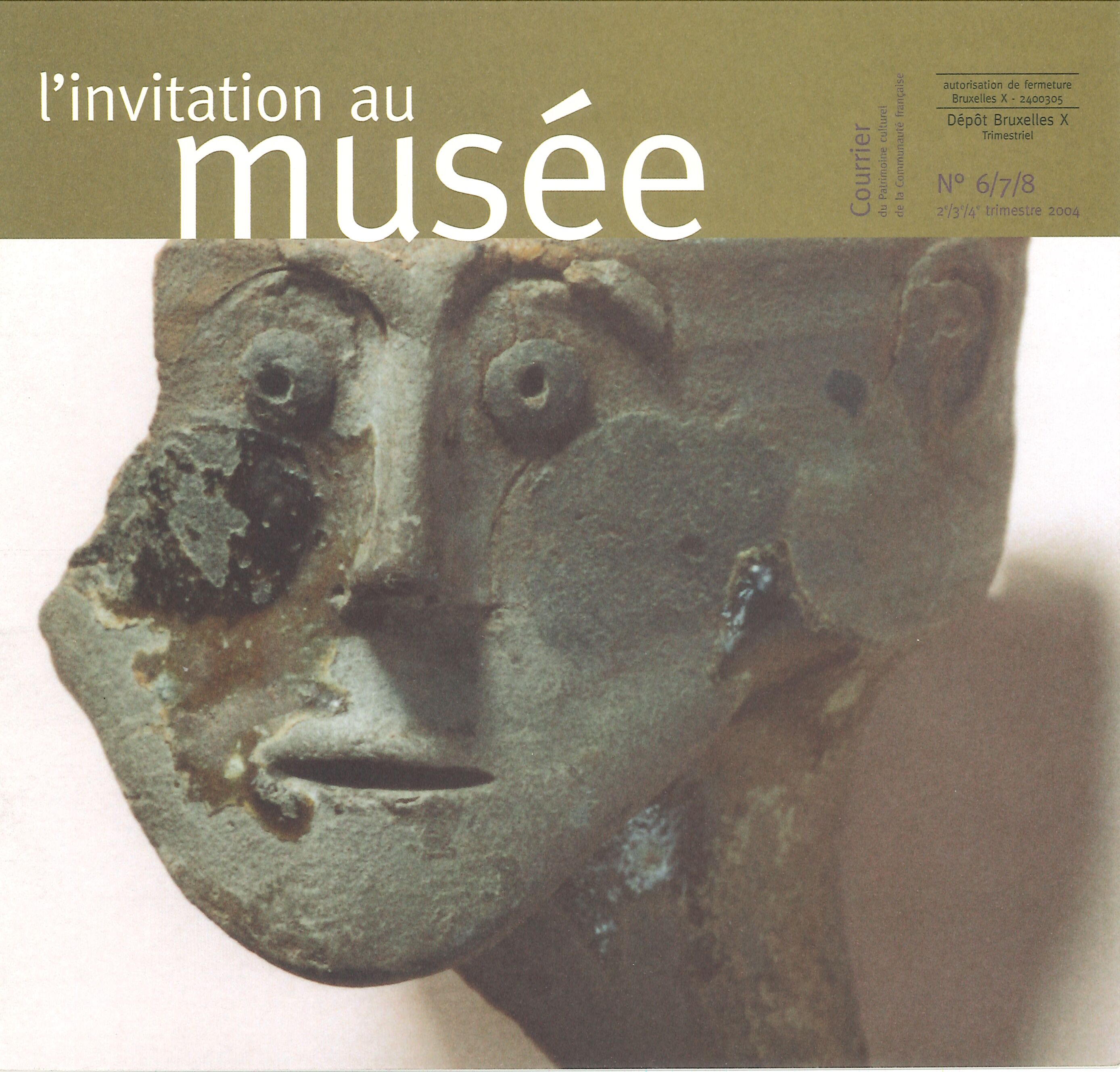 Cover invitation musée numéro 6-7-8