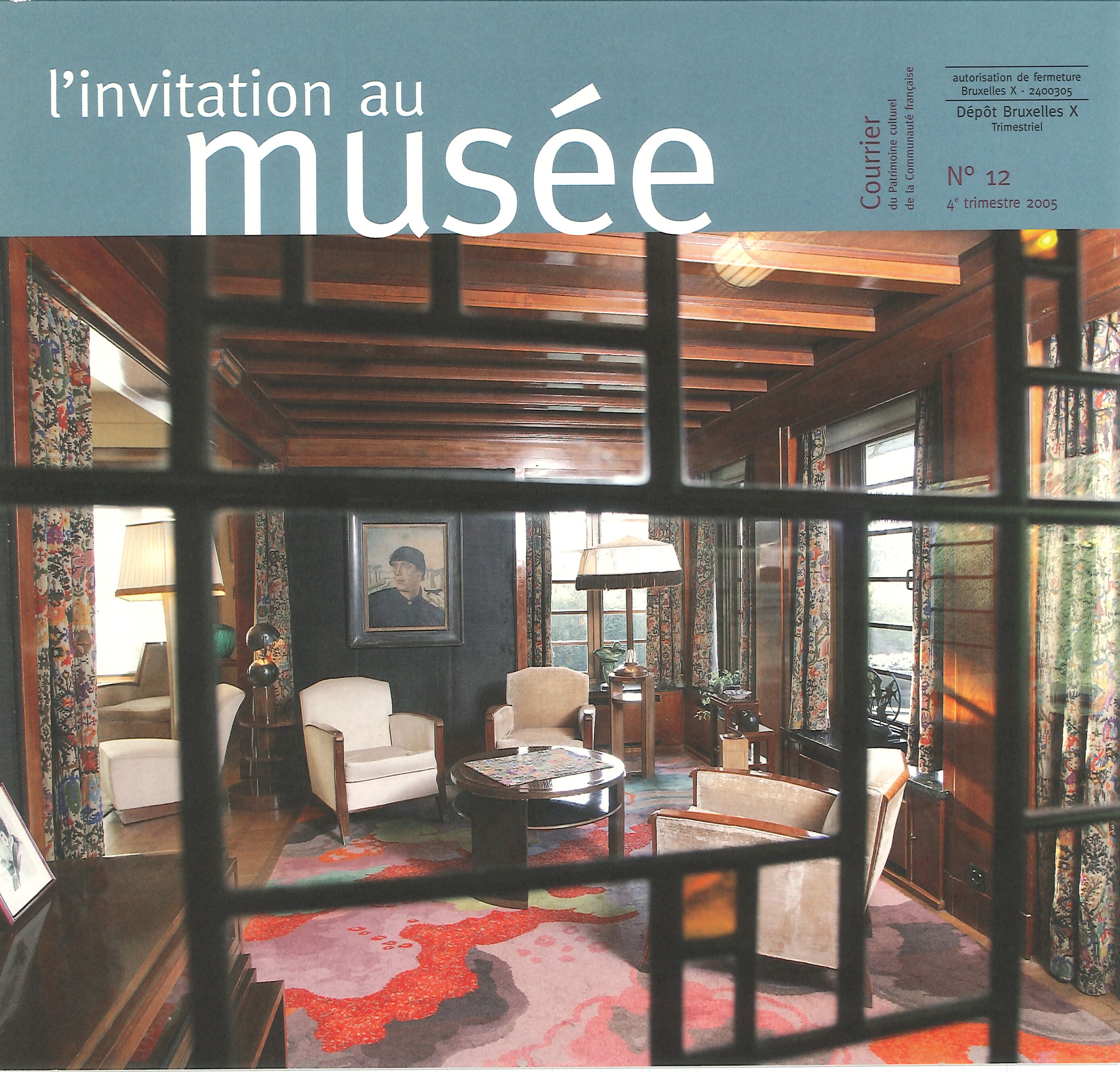 Cover invitation musée numéro 12