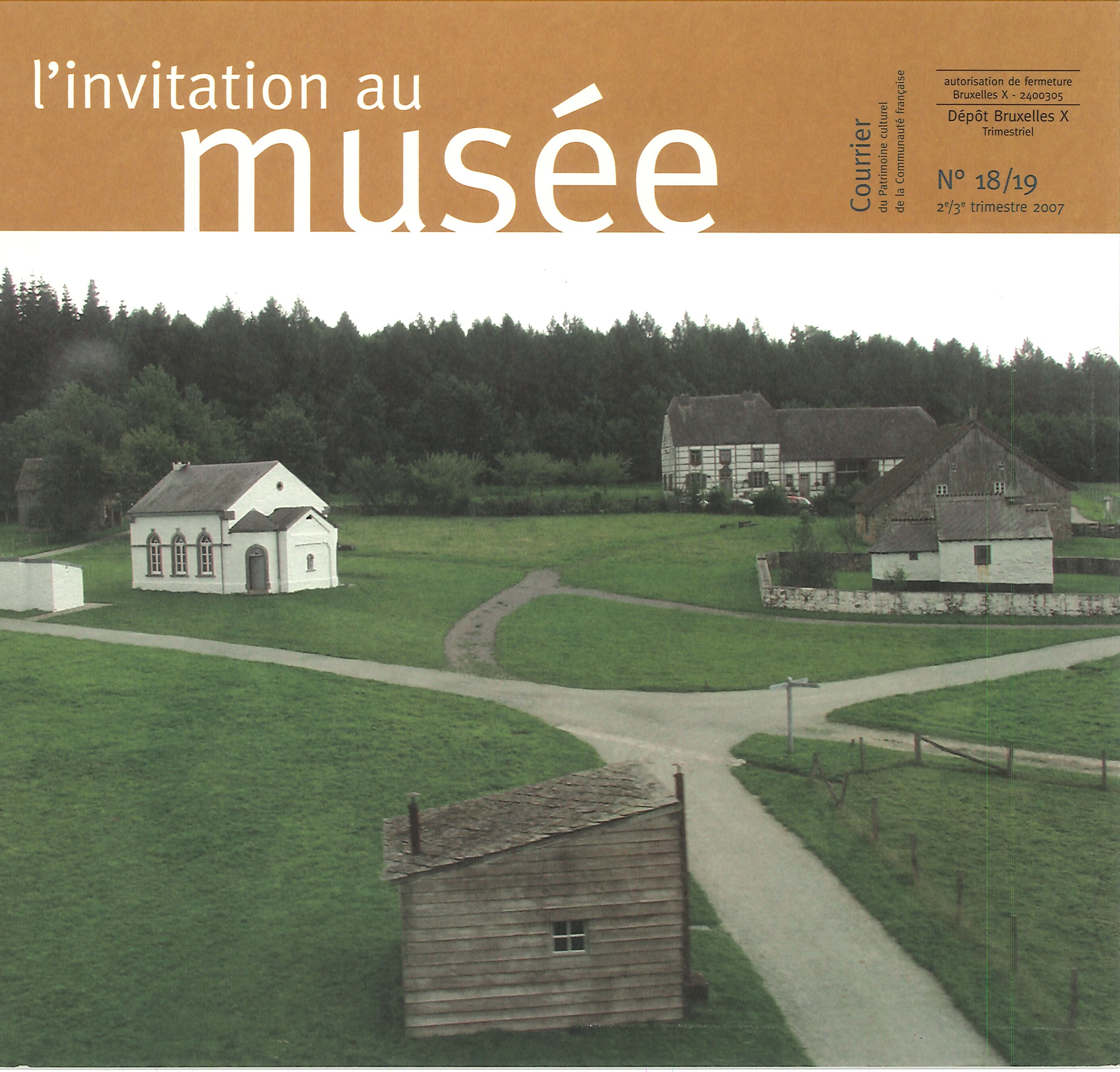 Cover invitation musée numéro 18 & 19