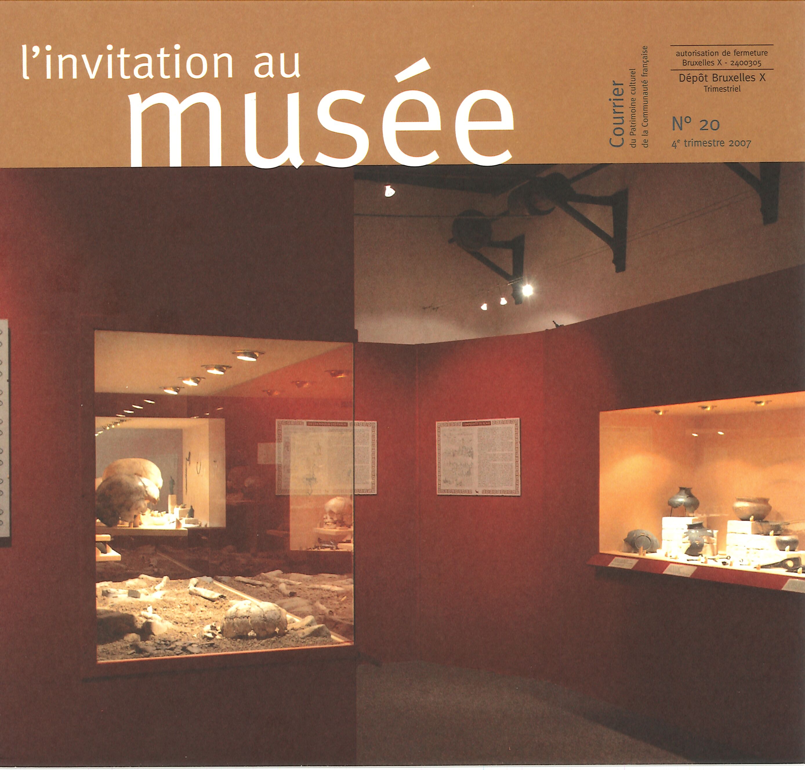 Cover invitation musée numéro 20