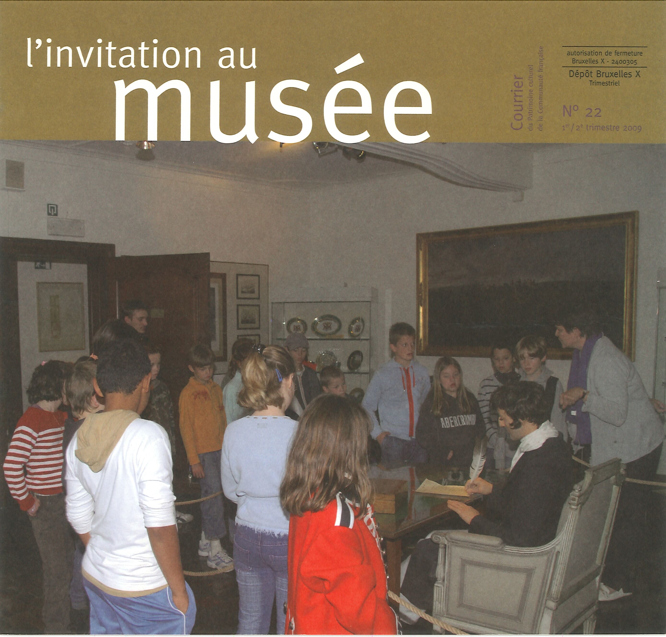 Cover invitation musée numéro 22