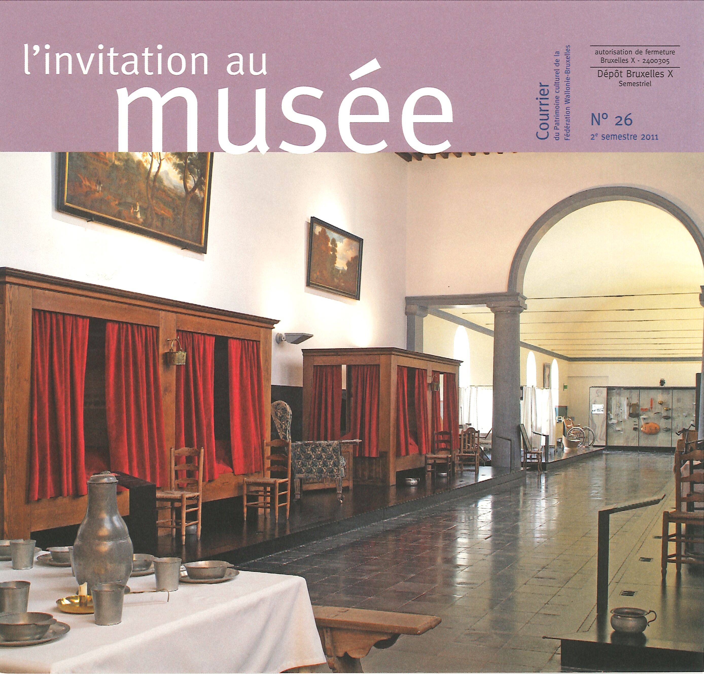 Cover invitation musée numéro 26